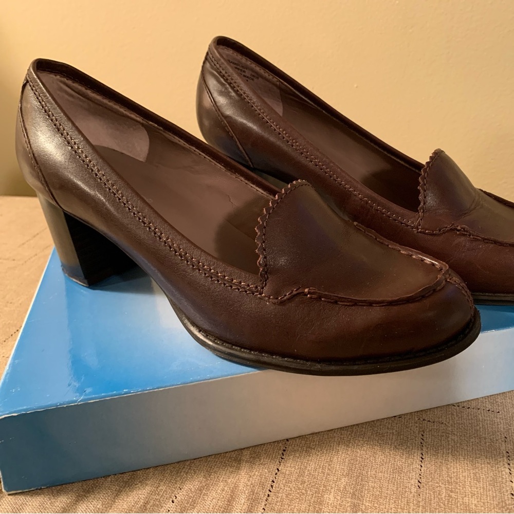 Westies leather brown casual shoe